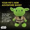 imageSTAR WARS for Pets Plush Yoda Rope Frisbee Dog Toy  Green Fetch Toys for Dogs  Plush Dog Toy Chew Dog Toy Squeaky Dog Toy Officially Licensed fromYoda Plush