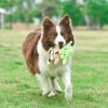 imageSTAR WARS for Pets Plush Yoda Rope Frisbee Dog Toy  Green Fetch Toys for Dogs  Plush Dog Toy Chew Dog Toy Squeaky Dog Toy Officially Licensed fromYoda Flattie