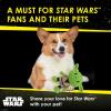 imageSTAR WARS for Pets Plush Yoda Rope Frisbee Dog Toy  Green Fetch Toys for Dogs  Plush Dog Toy Chew Dog Toy Squeaky Dog Toy Officially Licensed fromYoda Plush