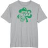 imageStar Wars  Shamrock Logo TShirtHeather Grey