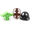 imageStar Wars Cookie Cutter Set for Kitchen  Featuring Chewbacca Yoda and Darth Vader Cookie CuttersBlack