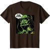 imageStar Wars Darth Vader The Luck is Strong St Patricks Day TShirtBrown