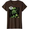 imageStar Wars Darth Vader The Luck is Strong St Patricks Day TShirtBrown