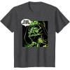 imageStar Wars Darth Vader The Luck is Strong St Patricks Day TShirtDark Heather Grey