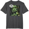 imageStar Wars Darth Vader The Luck is Strong St Patricks Day TShirtDark Heather Grey