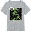 imageStar Wars Darth Vader The Luck is Strong St Patricks Day TShirtHeather Grey