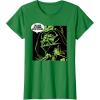 imageStar Wars Darth Vader The Luck is Strong St Patricks Day TShirtKelly Green