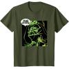 imageStar Wars Darth Vader The Luck is Strong St Patricks Day TShirtOlive Green