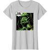 imageStar Wars Darth Vader The Luck is Strong St Patricks Day TShirtSilver Grey