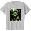 imageStar Wars Darth Vader The Luck is Strong St Patricks Day TShirtSilver Grey