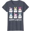 imageStar Wars Easter Storm Troopers With Ears Line Up Poster TShirtHeather Blue