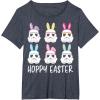 imageStar Wars Easter Storm Troopers With Ears Line Up Poster TShirtHeather Blue