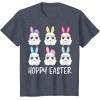 imageStar Wars Easter Storm Troopers With Ears Line Up Poster TShirtHeather Blue