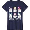 imageStar Wars Easter Storm Troopers With Ears Line Up Poster TShirtNavy Blue