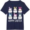 imageStar Wars Easter Storm Troopers With Ears Line Up Poster TShirtNavy Blue