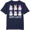 imageStar Wars Easter Storm Troopers With Ears Line Up Poster TShirtNavy Blue