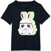 imageStar Wars Easter Stormtrooper Pastel Bunny Ears Disney TShirtBlack
