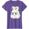 imageStar Wars Easter Stormtrooper Pastel Bunny Ears Disney TShirtPurple Heather