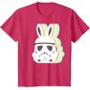 imageStar Wars Easter Stormtrooper Pastel Bunny Ears Disney TShirtRed Heather
