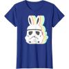 imageStar Wars Easter Stormtrooper Pastel Bunny Ears Disney TShirtRoyal Blue