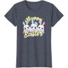 imageStar Wars Easter Stormtroopers Bunny Ears ampamp Eggs TShirtHeather Blue