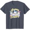 imageStar Wars Easter Stormtroopers Bunny Ears ampamp Eggs TShirtHeather Blue