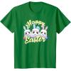 imageStar Wars Easter Stormtroopers Bunny Ears ampamp Eggs TShirtKelly Green