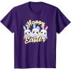 imageStar Wars Easter Stormtroopers Bunny Ears ampamp Eggs TShirtPurple