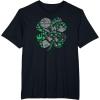 imageStar Wars Icons Lucky Green 4Leaf Clover St Patricks Day TShirtBlack