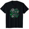 imageStar Wars Icons Lucky Green 4Leaf Clover St Patricks Day TShirtBlack