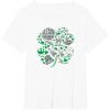imageStar Wars Icons Lucky Green 4Leaf Clover St Patricks Day TShirtWhite