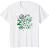 imageStar Wars Icons Lucky Green 4Leaf Clover St Patricks Day TShirtWhite