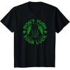 imageStar Wars St Patricks Day Darth Vader Push Your Luck TShirtBlack