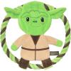 imageSTAR WARS for Pets Plush Yoda Rope Frisbee Dog Toy  Green Fetch Toys for Dogs  Plush Dog Toy Chew Dog Toy Squeaky Dog Toy Officially Licensed fromYoda Rope Frisbee