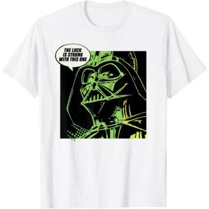 imageStar Wars Darth Vader The Luck is Strong St Patricks Day TShirtWhite