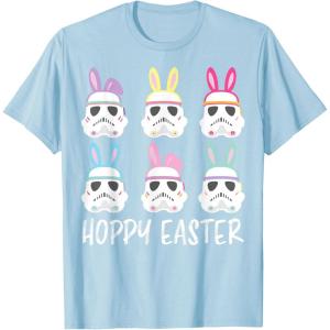 imageStar Wars Easter Storm Troopers With Ears Line Up Poster TShirtBaby Blue