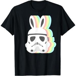 imageStar Wars Easter Stormtrooper Pastel Bunny Ears Disney TShirtBlack