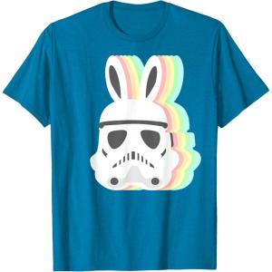 imageStar Wars Easter Stormtrooper Pastel Bunny Ears Disney TShirtSapphire Blue