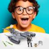imageSTAR WARS Epic Hero Series The Mandalorians N1 Starfighter Ship 4Inch Scale Grogu ampamp Mandalorian Action Figures Toys for Boys ampamp Girls Ages 4