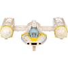 imageSTAR WARS Micro Galaxy Squadron The Mandalorians N1 Starfighter  5Inch Starfighter Class Vehicle with 1Inch Micro Figure AccessoryGold Leaders YWing