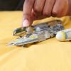 imageSTAR WARS Micro Galaxy Squadron The Mandalorians N1 Starfighter  5Inch Starfighter Class Vehicle with 1Inch Micro Figure AccessoryGold Leaders YWing