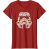 imageStar Wars Easter Egg Fill Imperial Stormtrooper Helmet TShirtCranberry Red