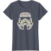 imageStar Wars Easter Egg Fill Imperial Stormtrooper Helmet TShirtHeather Blue
