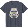 imageStar Wars Easter Egg Fill Imperial Stormtrooper Helmet TShirtHeather Blue