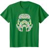 imageStar Wars Easter Egg Fill Imperial Stormtrooper Helmet TShirtKelly Green