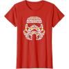 imageStar Wars Easter Egg Fill Imperial Stormtrooper Helmet TShirtRed