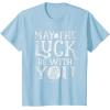 imageStar Wars R2D2 May The Luck Be With You St Patricks Day TShirtBaby Blue