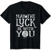 imageStar Wars R2D2 May The Luck Be With You St Patricks Day TShirtBlack
