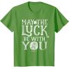 imageStar Wars R2D2 May The Luck Be With You St Patricks Day TShirtGrass Green