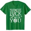 imageStar Wars R2D2 May The Luck Be With You St Patricks Day TShirtKelly Green